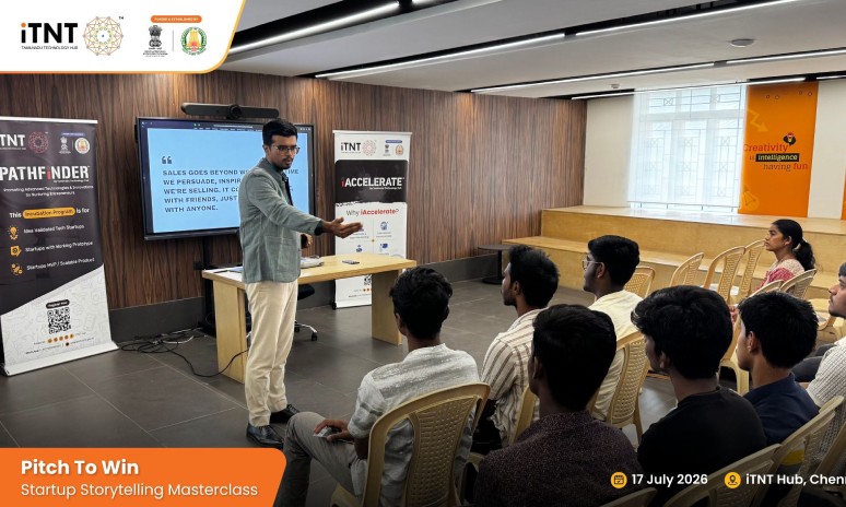 iTNT Hub hosted Pitch to Win Startup Storytelling Masterclass